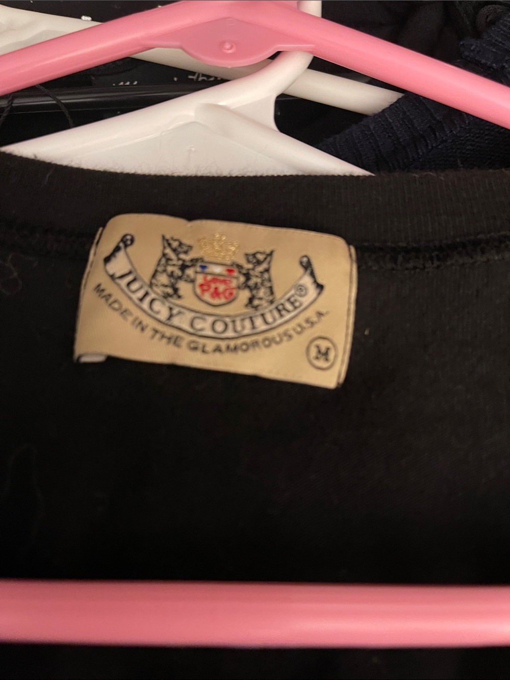 Juicy Couture Black Crewneck Sweater